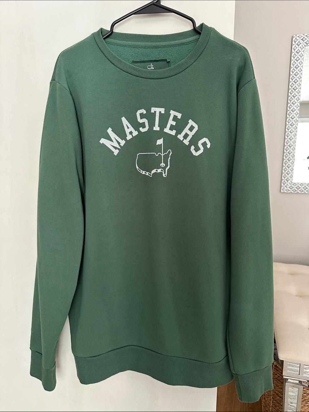 Augusta National Golf Club Masters Tournament Graphic Crewneck Sweatshirt- Sz L